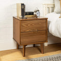 Caramel Solid Wood Nightstand Set, 2 Pack M5869
