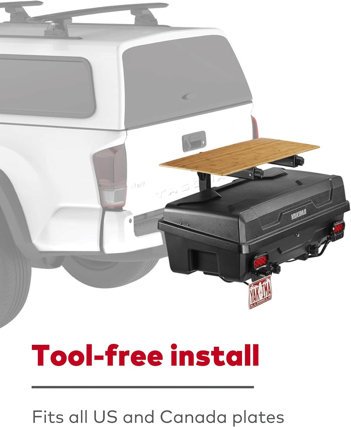License Plate and Tail Lights Accessory for EXO Hitch Rack System U796