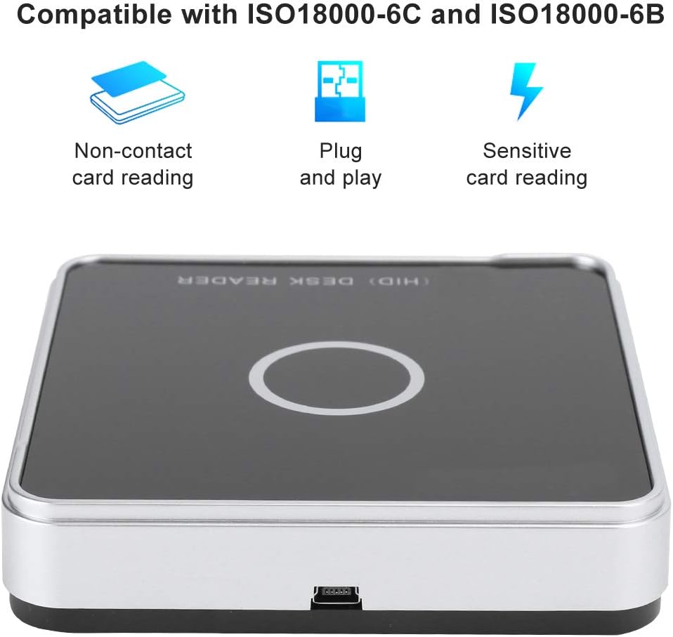 RFID Card Reader UHF USB Desktop Reader Writer 902-928MHz Contactless Proximity Sensor F97288