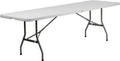 Granite White Plastic Folding Table P406