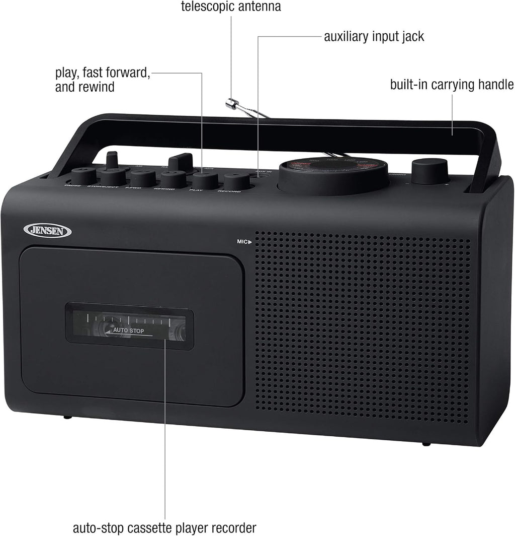 Personal Cassette Player/Recorder with AM/FM Radio Pack of 2 Y347