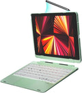 Green Detachable Keyboard Case with Trackpad for iPad 10.2 inch T93824
