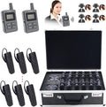 Wireless Tour Guide Monitor System (2 Transmitters 36 Receivers & Charge Case) D533