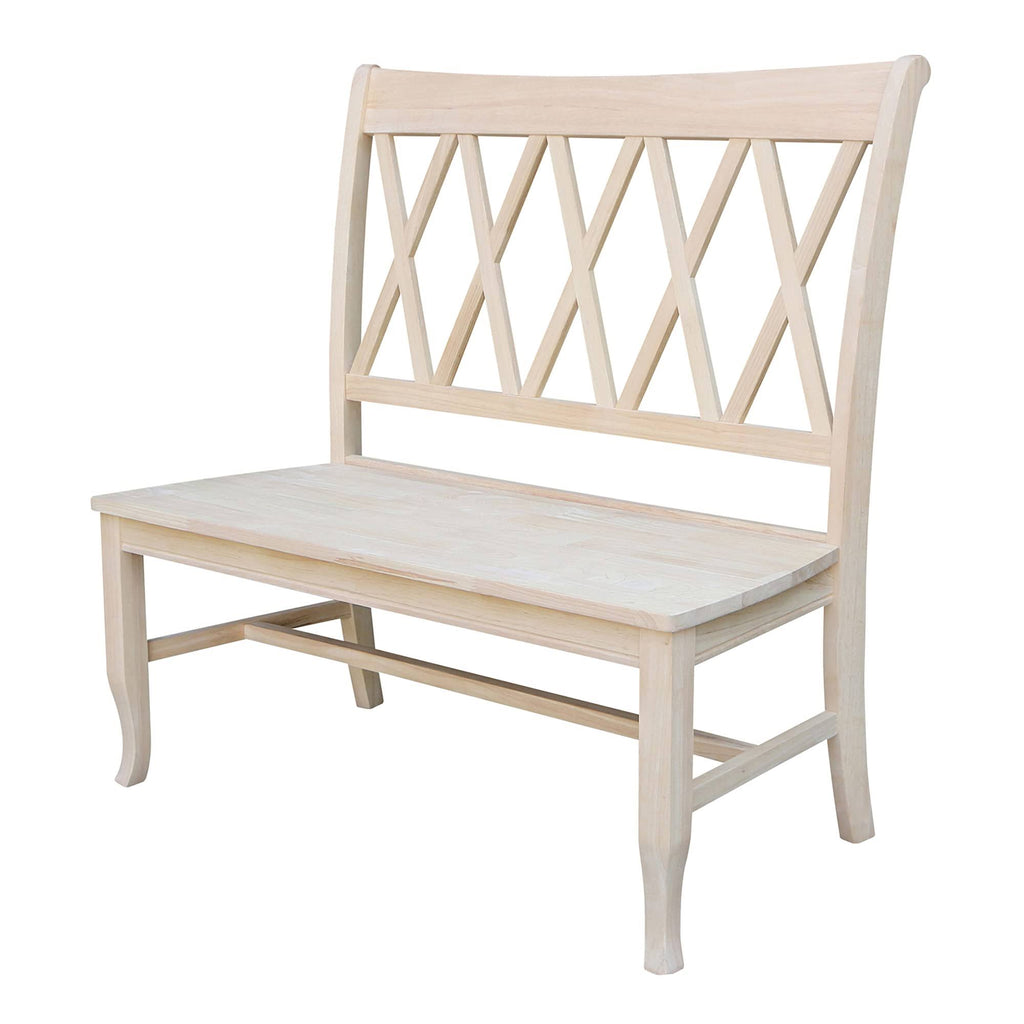 Double X-Back Bench Q4836
