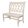 Double X-Back Bench Q4836
