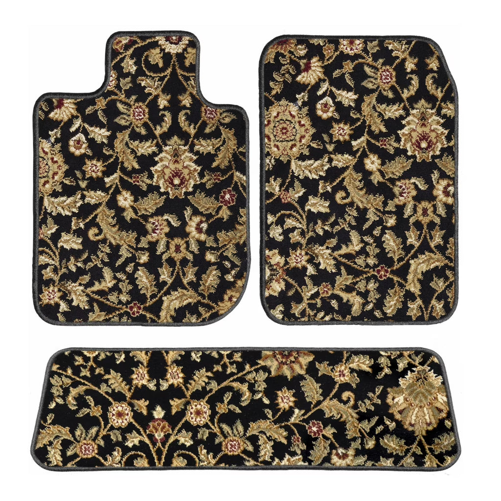 Black Oriental Car Mats K506