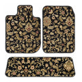 Black Oriental Car Mats K506