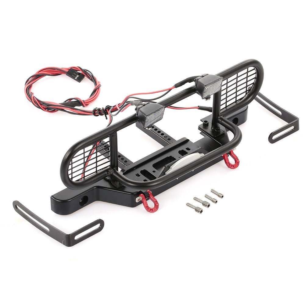 RC Car Metal Bumper with 2 LED Light Remote Control Winch C835528
