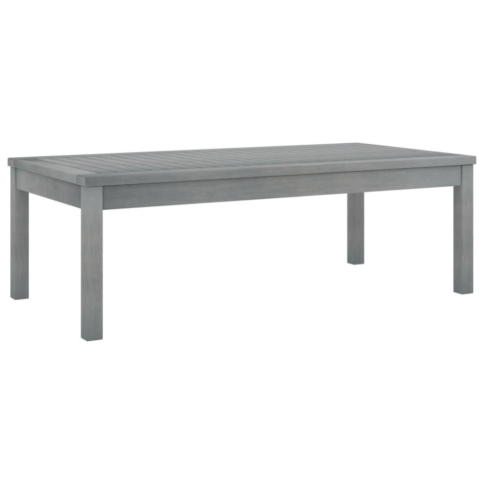 Gray Solid Acacia Wood Coffee Table K247877