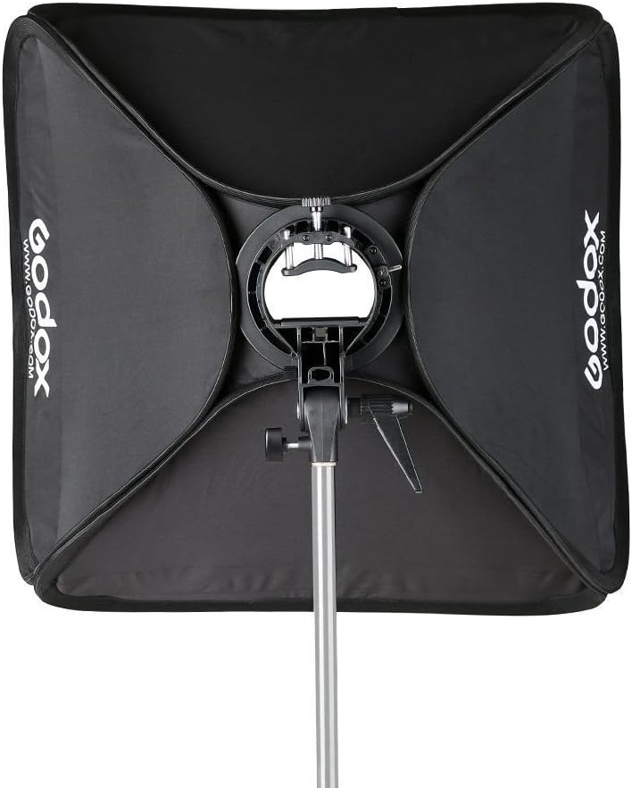 24"x 24" 60cmx60cm Foldable Universal Softbox with S Style Speedlite Bracket Pack of 2 G810759