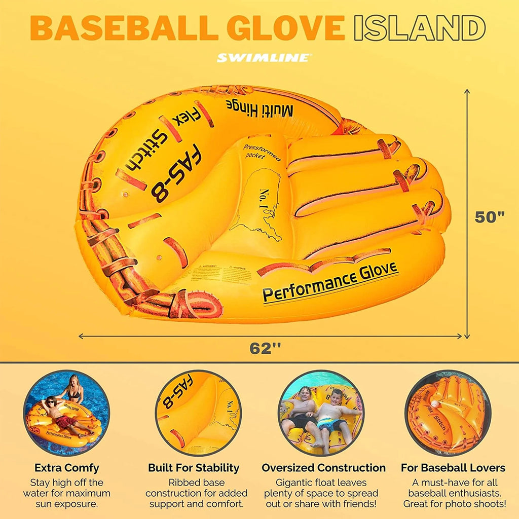 Baseball Glove Float Inflatable Raft C654756