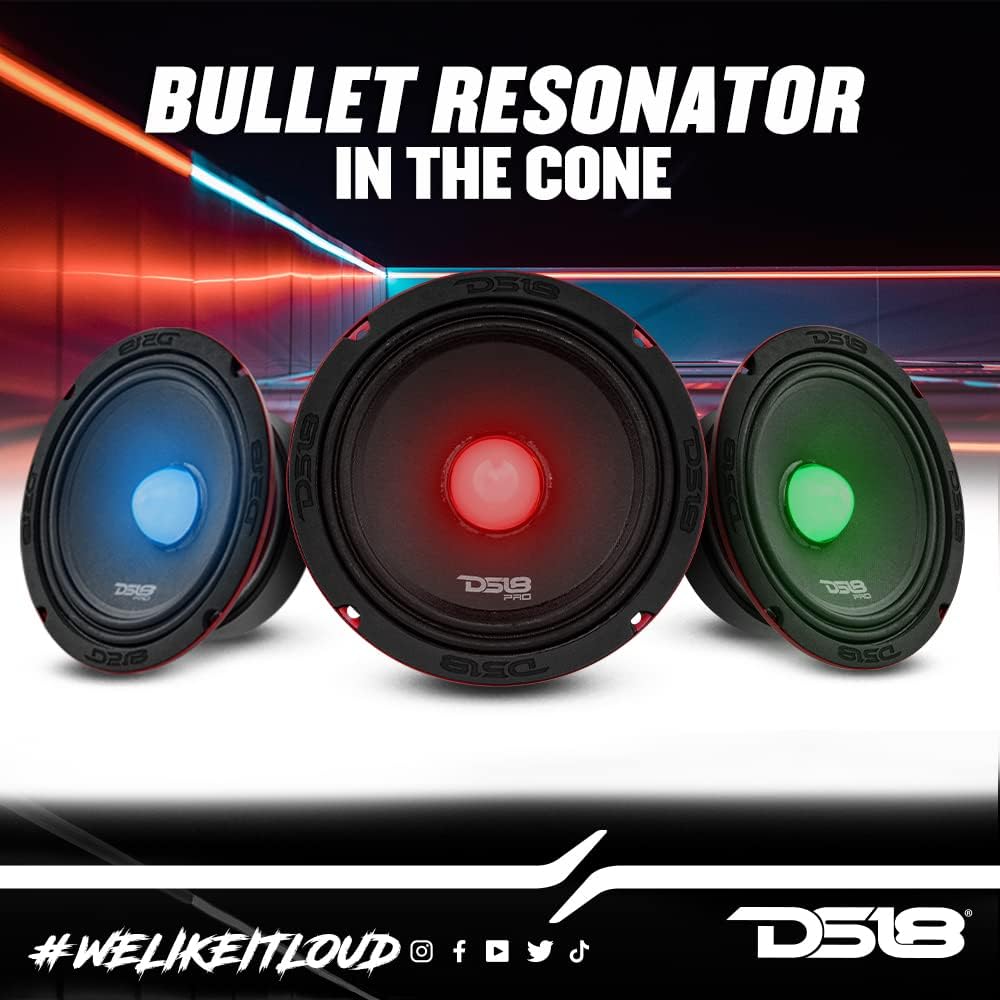 550W Max 4 Ohms Midrange Car Audio Speaker C7807