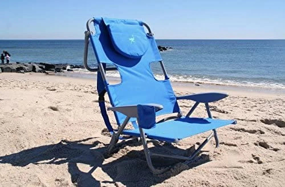 Blue Outdoor Reclining Camping Chair O97392