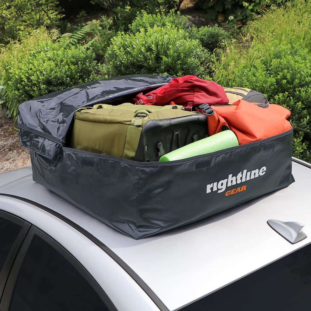 15 cu ft Weatherproof Black Car Top Carrier F2858