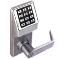 Satin Chrome Electronic Push Button Lock E356299