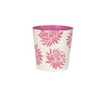 Oval Wastebasket Pink Floral I741