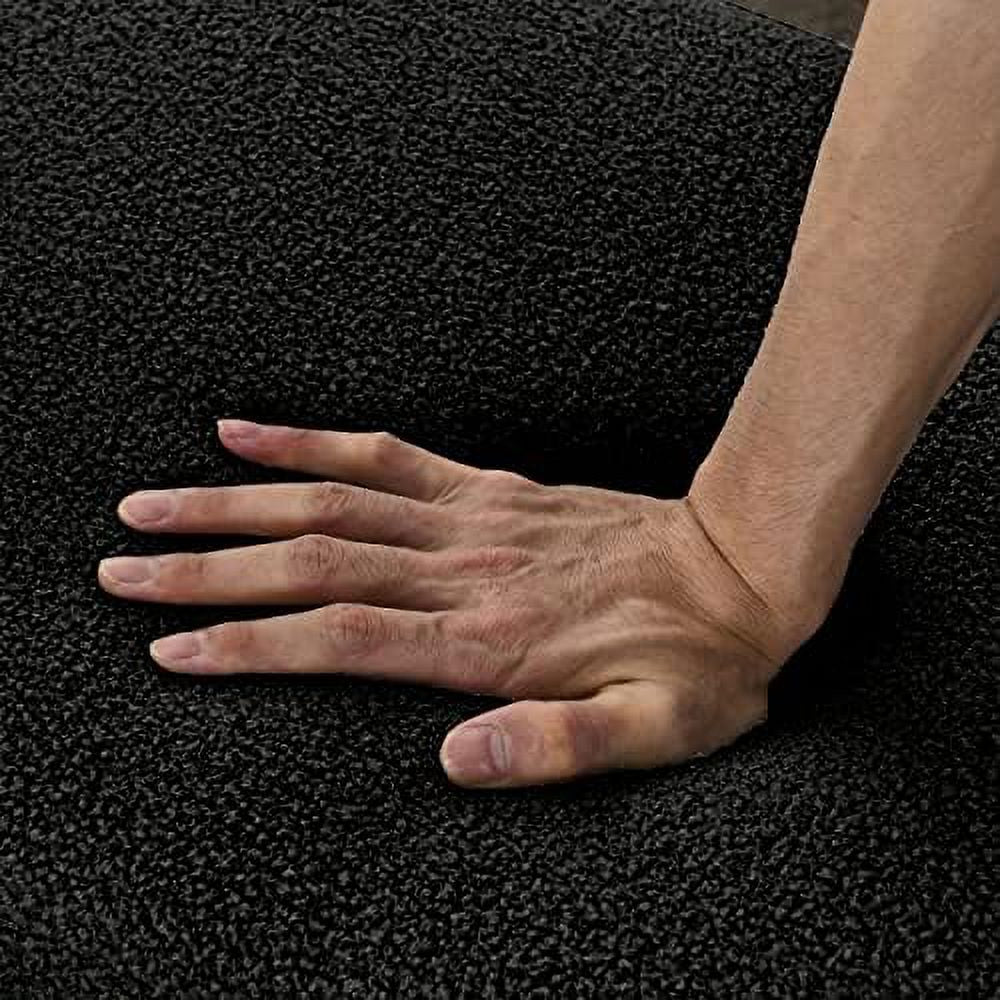 Black Velvet Ottoman Bench O765368