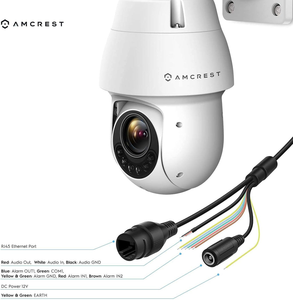 2MP Outdoor PTZ POE IP Camera Security Speed Dome B104