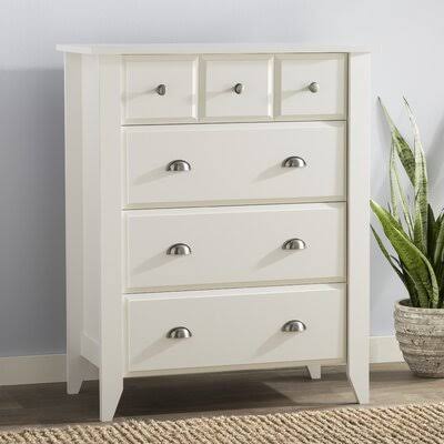 4 Drawer Chest Soft White Z19152