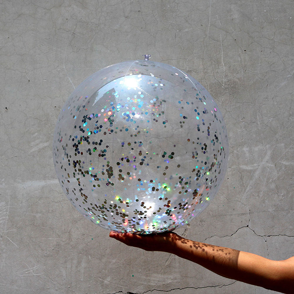 Inflatable Transparent PVC Beach Ball Water Toy H389