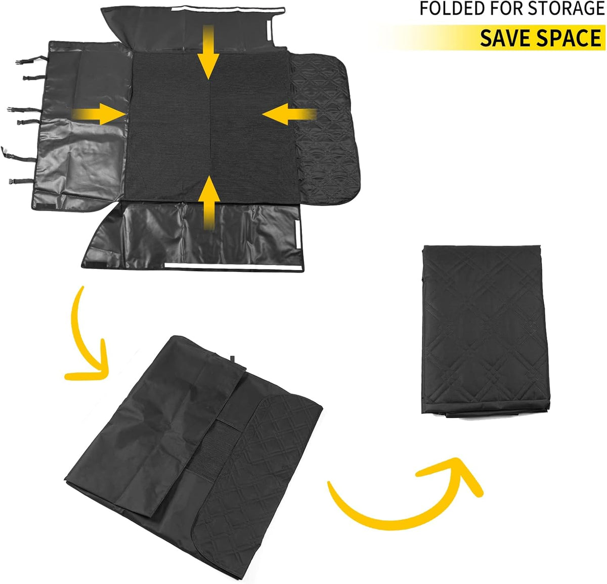 Cargo Liners for Dogs Pet Trunk Mats for 4 Door Ford Bronco Pack of 2 I892437