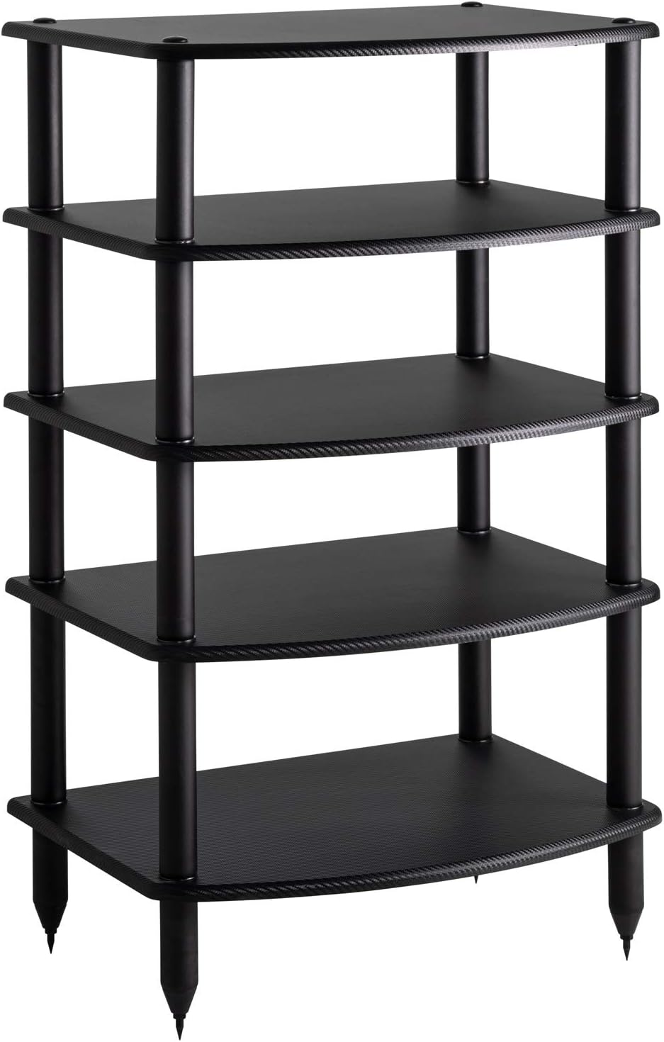 Four Shelf Audio Rack Media Stand and Components Cabinet C886