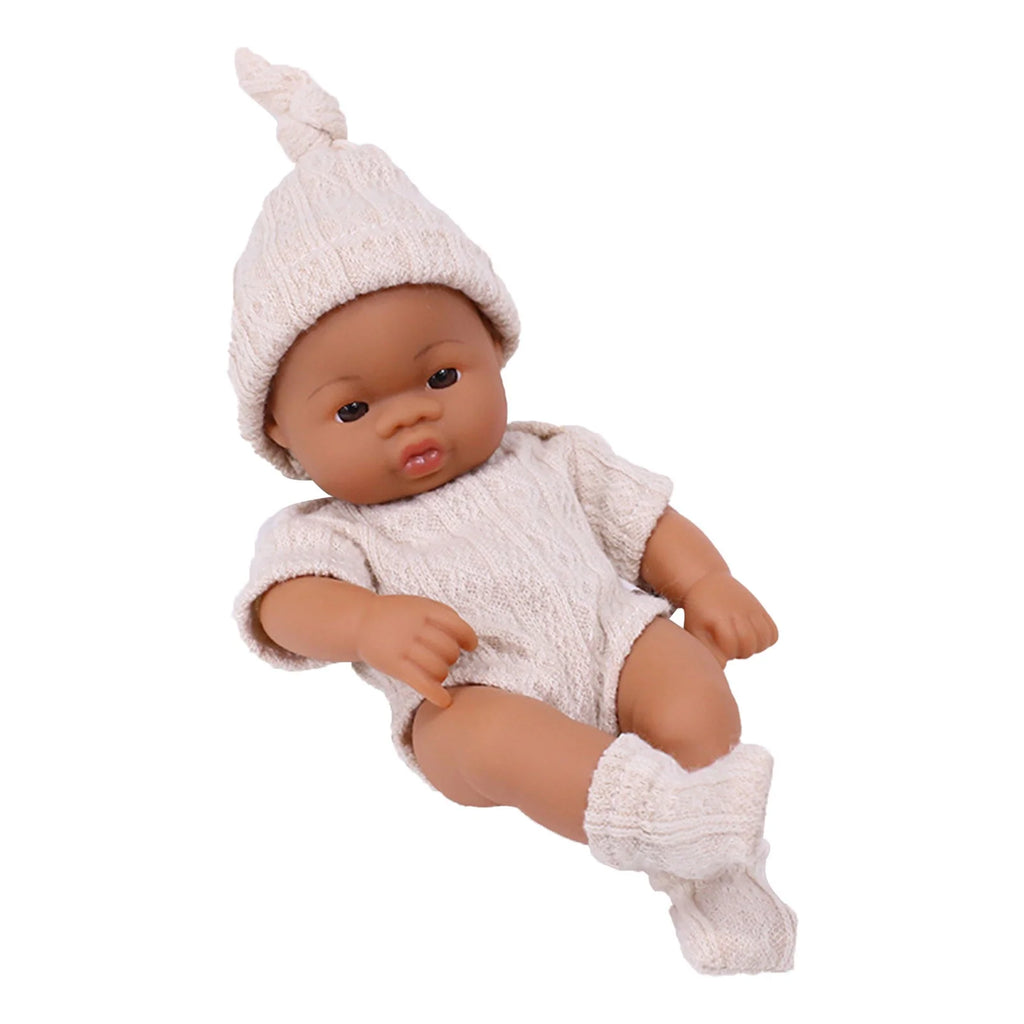 Black Enamel Doll 7-inch Children's Toy V817