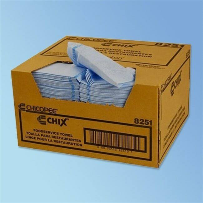 Blue 13 x 24 Food Service Towels 150/Carton A841703