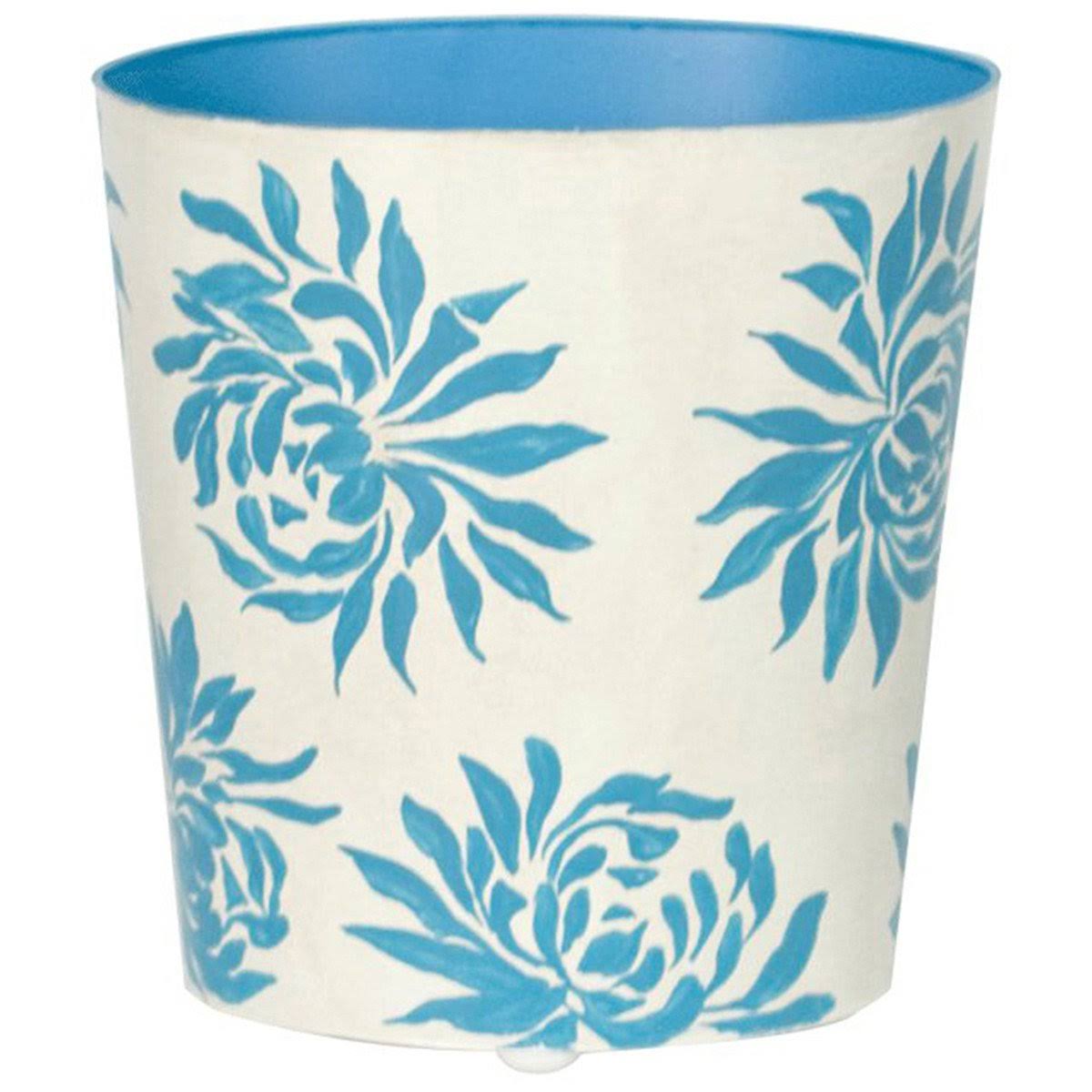 Oval Wastebasket Pink Floral I741