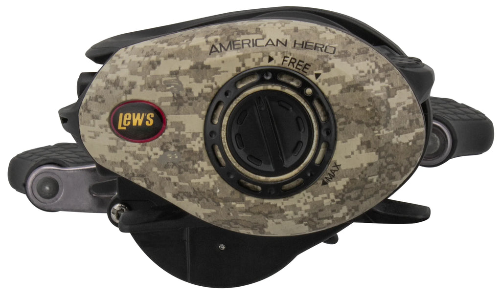 Camo Baitcast Fishing Reel, 7.1:1 Gear Ratio, Right-Hand Retrieve M300479