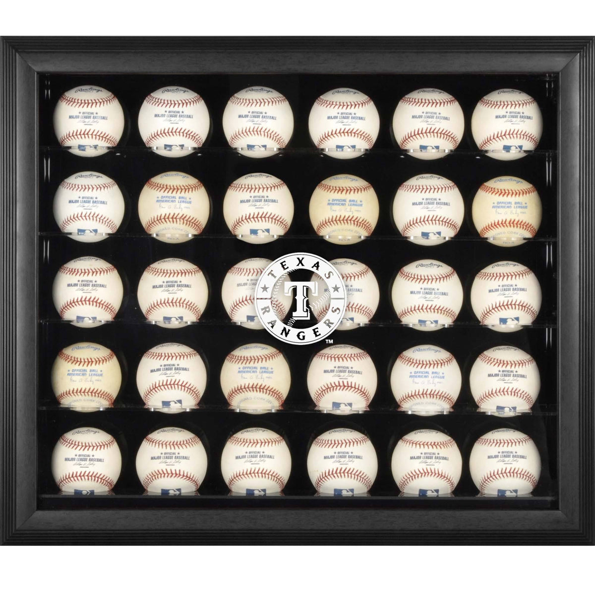 Black Framed 30-Ball Display Case G78187