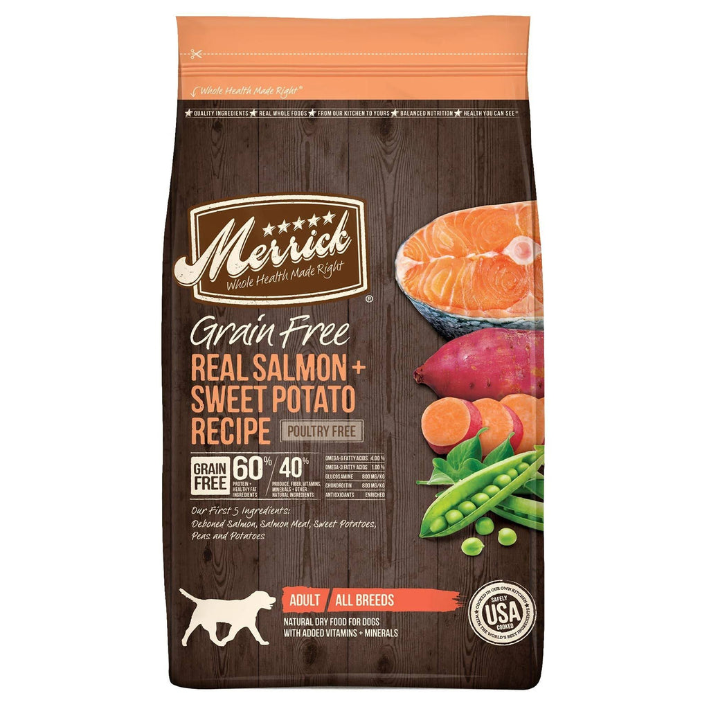 Grain Free Salmon Sweet Potato Dry Dog Food, 25 lb M3256