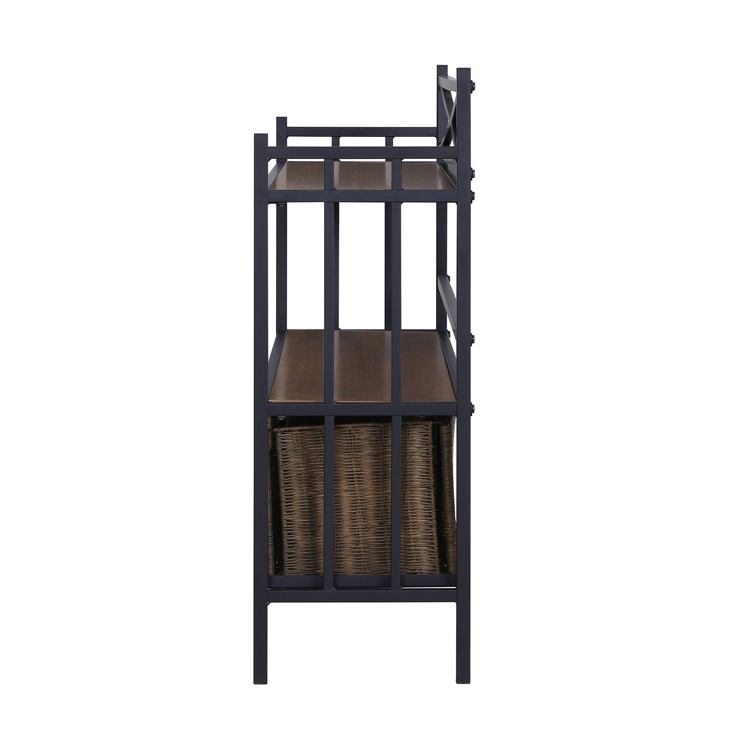 Rustic Brown Bakers Rack P632007