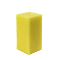 Yellow Square Pillar Candle Bulk (12-Case) N393549
