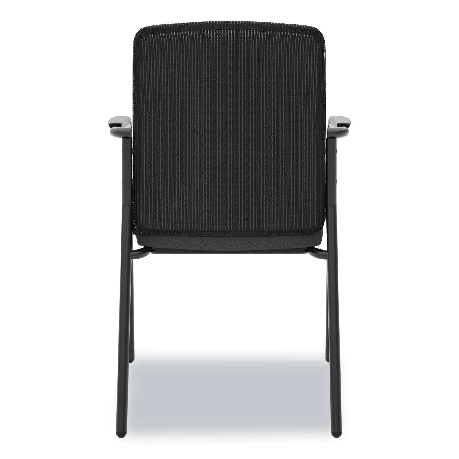 Black Mesh Back Multi-Purpose Chair with Arms H687