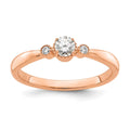 14k Rose Gold Lab Grown Diamond Ring Z839889