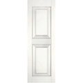 White Raised Panel Shutters Pair V93123