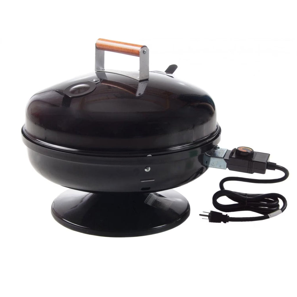 1500-Watt Portable Electric Steel BBQ Grill - Black B256492