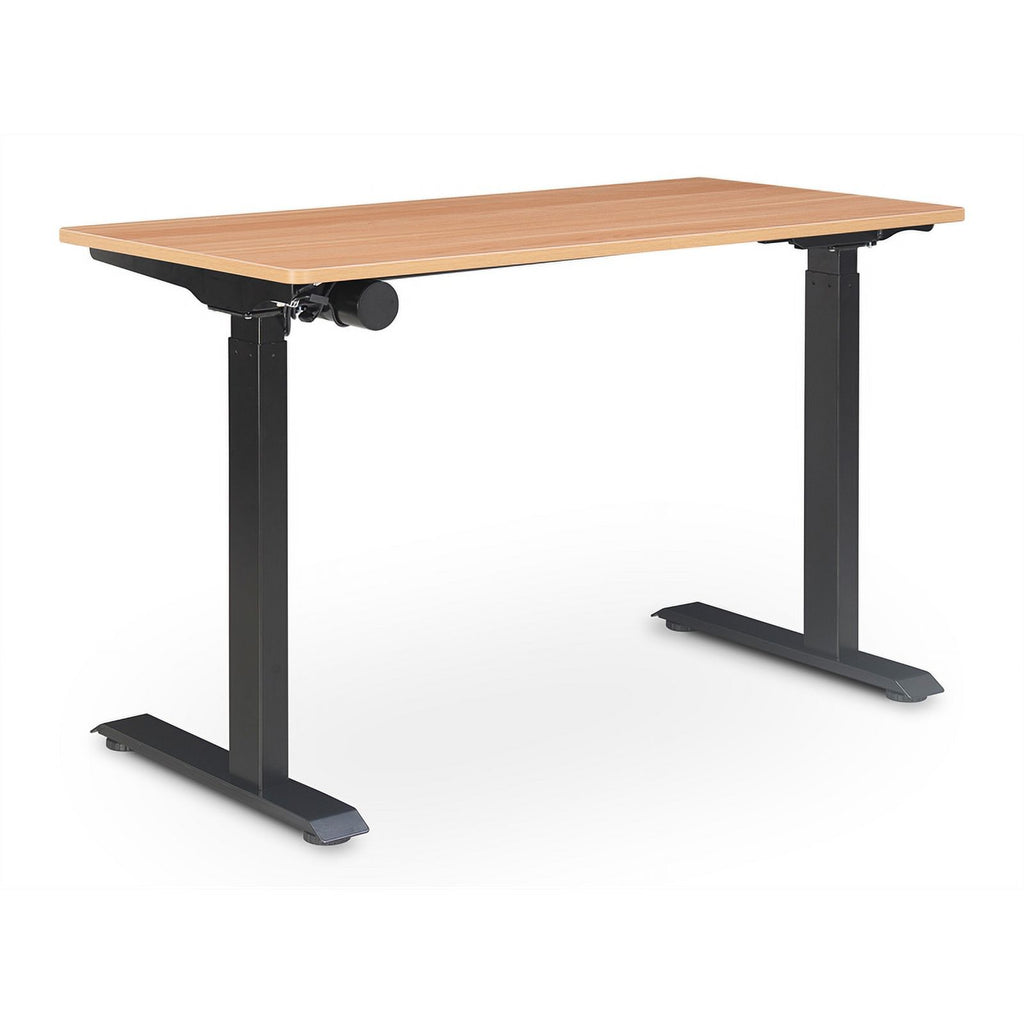 2-Piece Set with Standing Desk and Bonded Leather Office Chair G868
