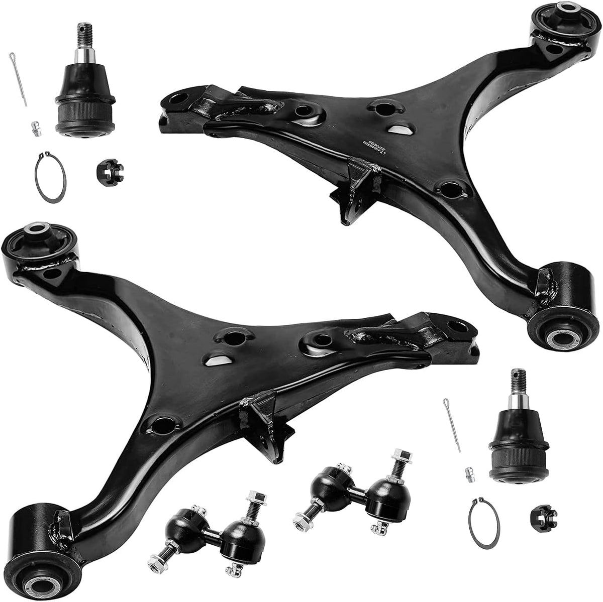 Front Lower Control Arms + Lower Ball Joints + Sway Bar 6pc Set Z818