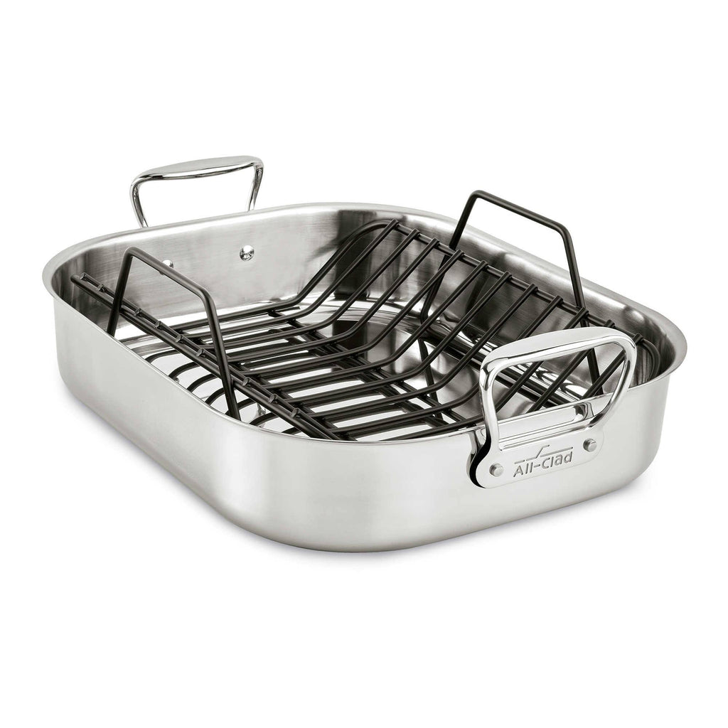 Large Stainless Steel Roaster with Rack N92105