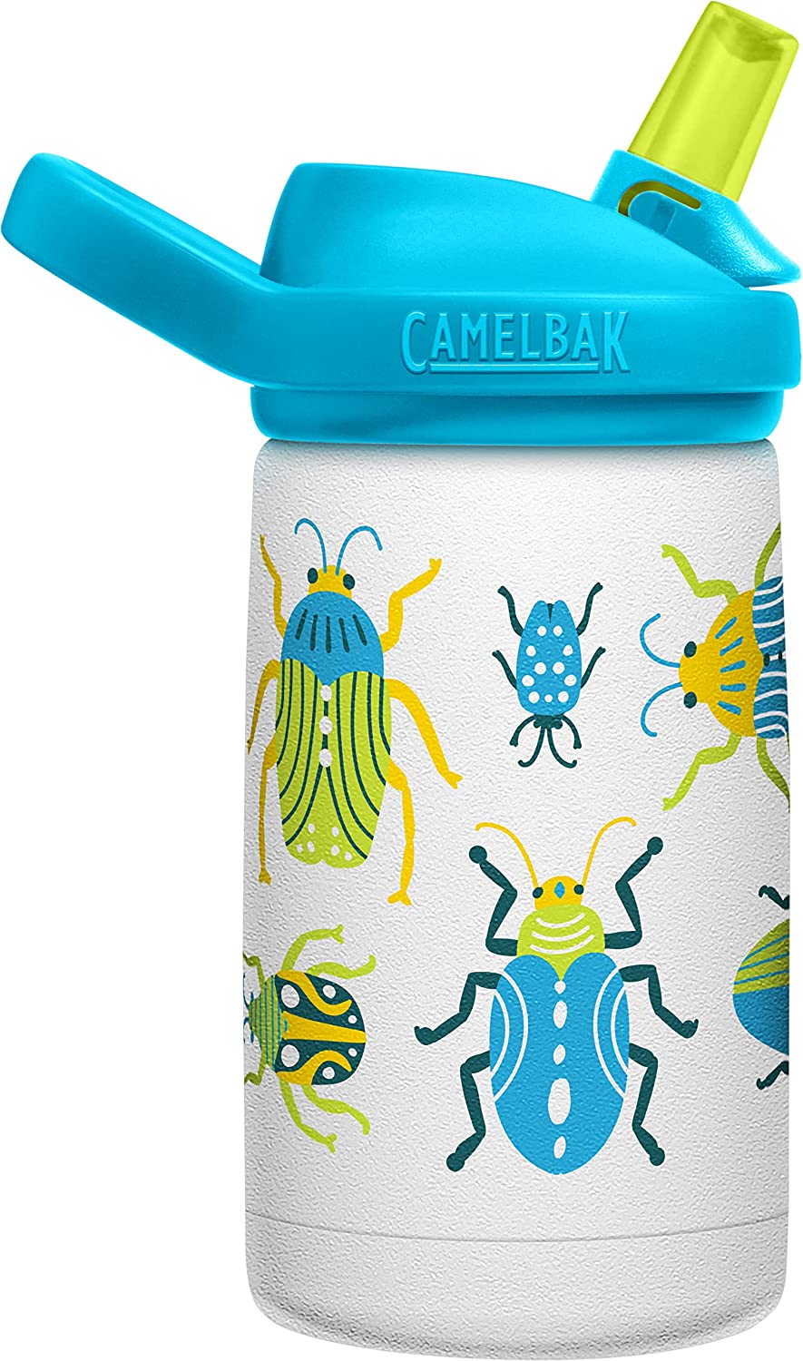 12 oz Insulated Stainless Steel Bottle with Straw Cap C246631