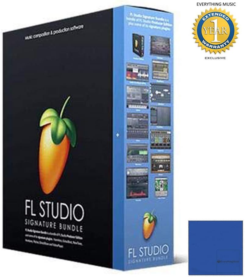 FL Studio 20 Signature Bundle (Boxed) with Microfiber L5613