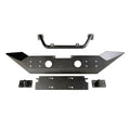 Spartan Bumper, Front, Full-Width, Steel, Textured Black L316