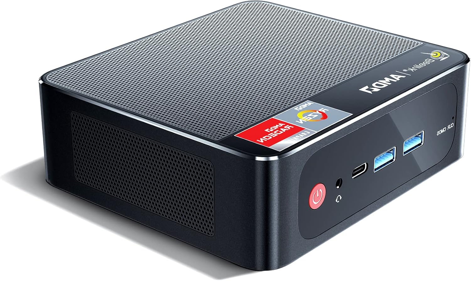 Mini PC AMD Ryzen 7 3750H 16 GB RAM 512 GB SSD Windows 11 Pro Desktop Computer B7608
