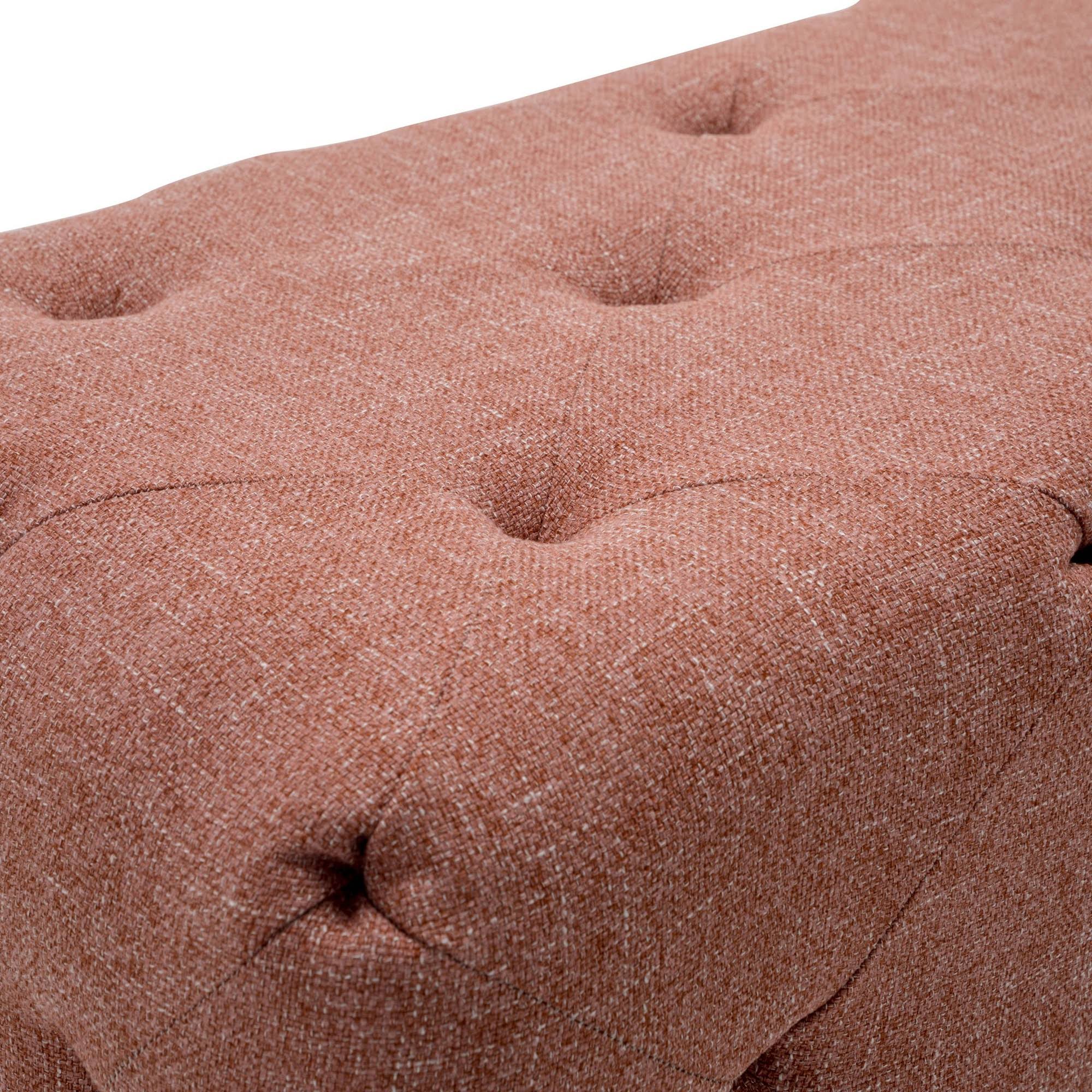 Pink Pintucked Ottoman E552263