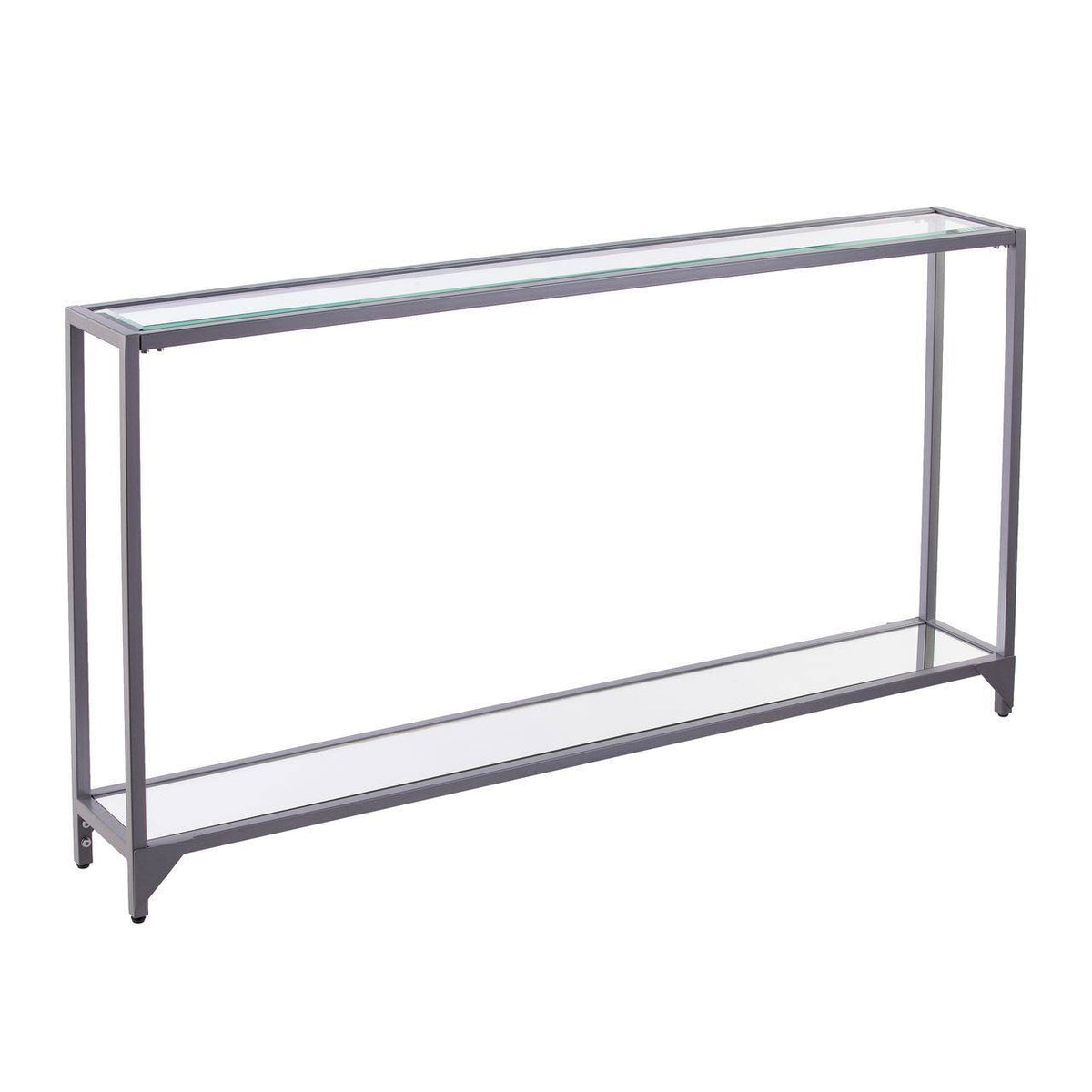 Narrow Metal Console Table - Silver D76837
