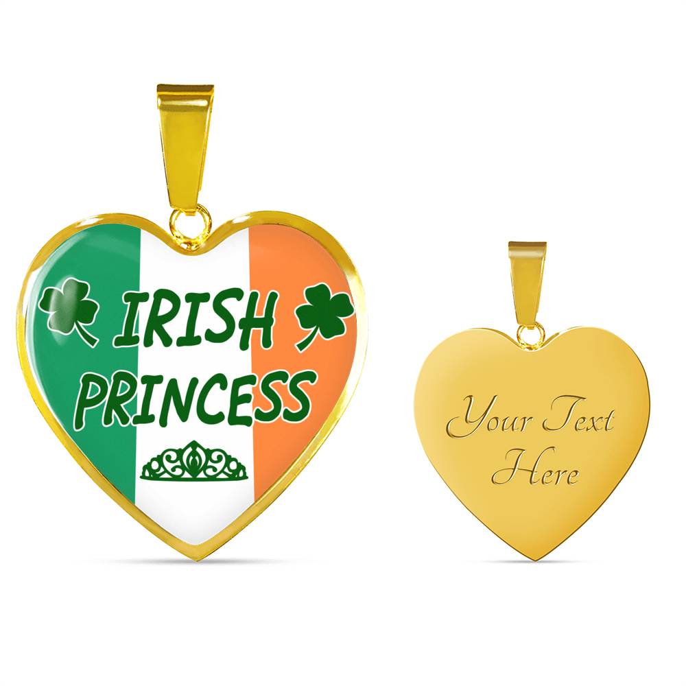 Stainless Steel or 18k Gold Heart Pendant Necklace I648