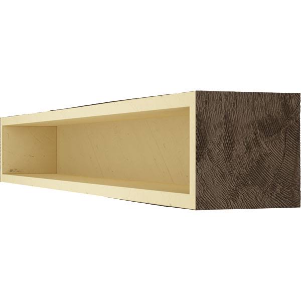 Natural Mahogany Faux Wood Fireplace Mantel A231744