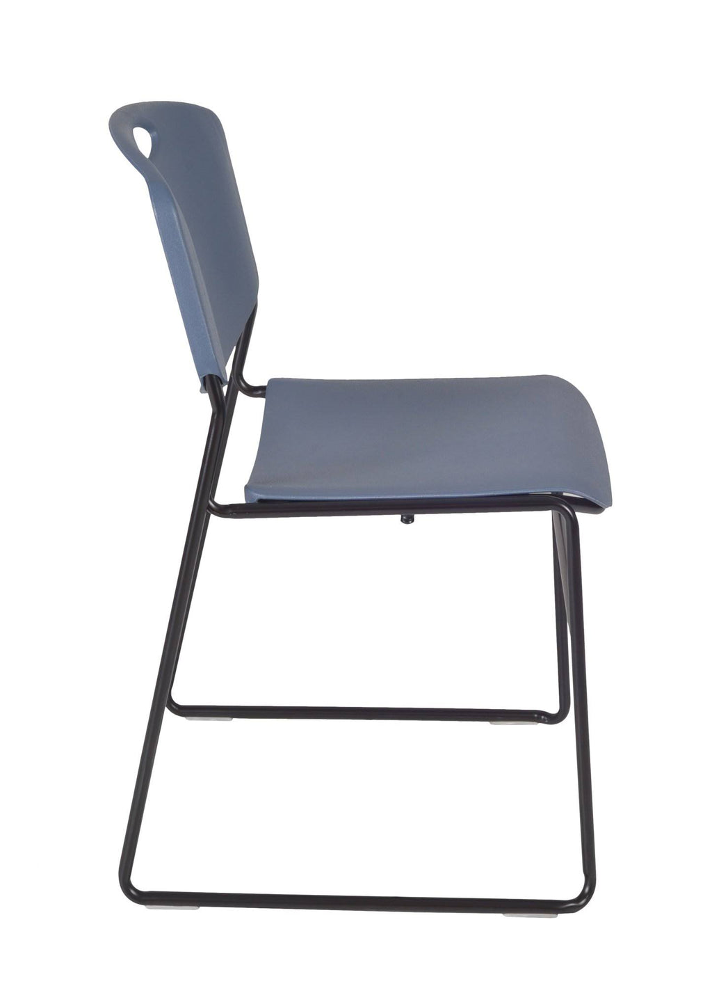 36x22 Round Breakroom Table with 4 Stack Chairs V621